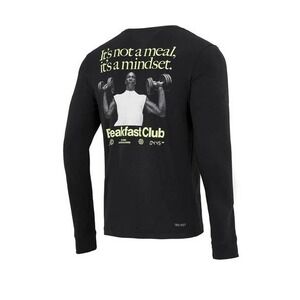 NWT Nike Jordan Mike's Gym Breakfast Club Long Sleeve‎ T-Shirt Black Small